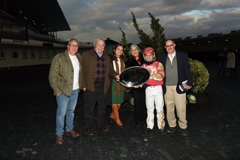 General Banker wins the New York Stallion Series Stakes on Saturday, December 17, 2022 at Aqueduct