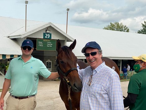 Jay Connolly and Larry Connolly at the Keeneland September Sale