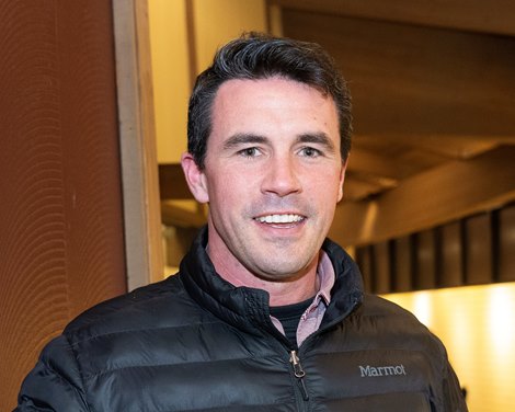 Buyer Marshall Taylor. Hip 763 colt by Uncle Mo out of Canteen at Lane’s End<br>
Keeneland January sale at Keeneland in Lexington, Ky., on Jan. 10, 2023