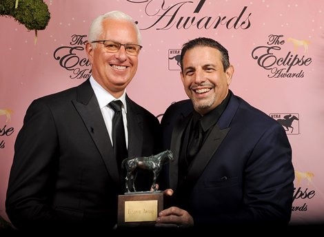 Todd Pletcher and Michael Repole, the 2023 Eclipse Awards, The Breakers, Palm Beach, FL 1.26.2023.
