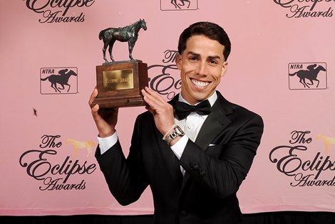 Irad Ortiz Jr. wins Jockey of the Year, the 2023 Eclipse Awards, The Breakers, Palm Beach, FL 1.26.2023.