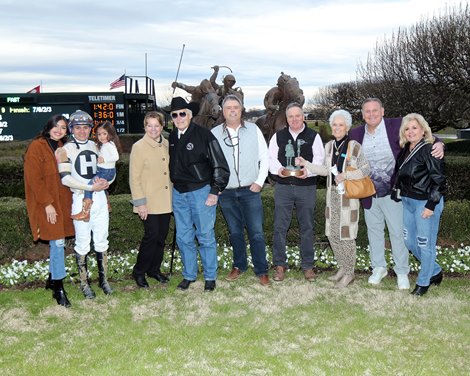 Last Samurai Wins Razorback Handicap 2023 at Oaklawn Park