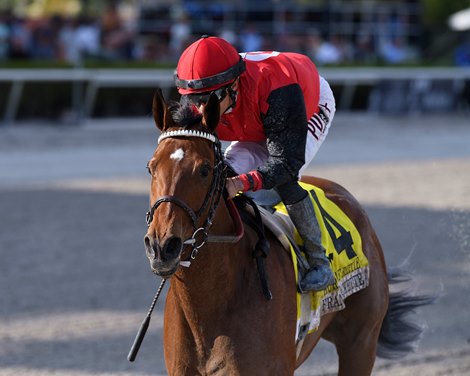 Frank&#39;s Rockette wins the 2023 Hurricane Bertie Stakes at Gulfstream Park