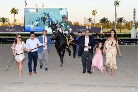 Forte wins the 2023 Fountain of Youth Stakes at Gulfstream Park