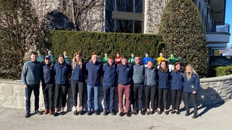 Godolphin Flying Start trainees at Keeneland