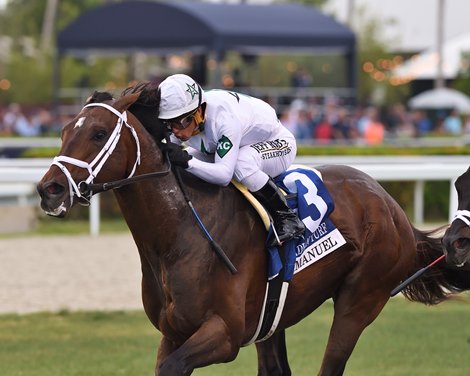 Emmanuel wins the 2023 Canadian Turf Stakes at Gulfstream Park