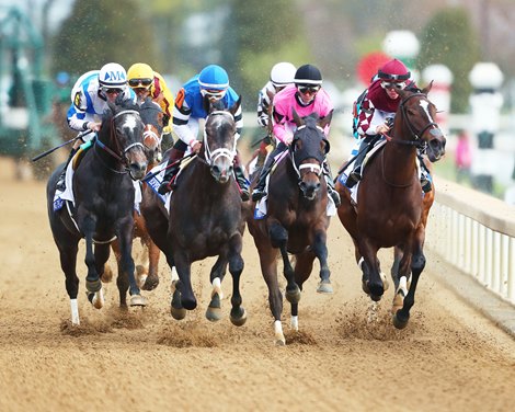 Defining Purpose wins the 2023 Ashland Stakes at Keeneland