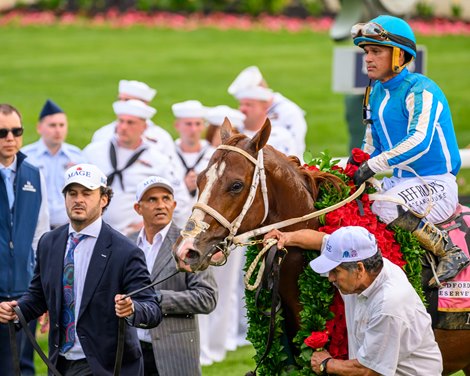Mage with Javier Castellano wins the Kentucky Derby (G1 ) at Churchill Downs, Louisville, Ky., on May 6, 2023.