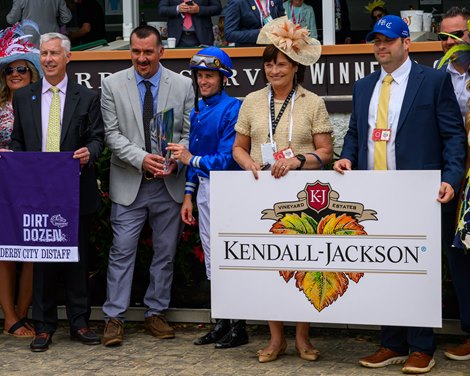 Matareya with Flavien Prat wins the Derby City Distaff (G1 ) at Churchill Downs, Louisville, Ky., on May 6, 2023.