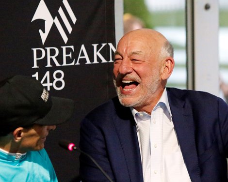 Owner Jack Wolf after National Treasure won the 148th Running of the Preakness Stakes (GI) at Pimlico on May 20, 2023. Photo By: Chad B. Harmon