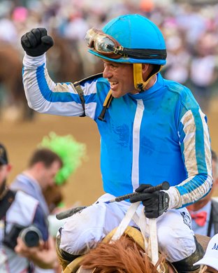 Mage with Javier Castellano wins the Kentucky Derby (G1 ) at Churchill Downs, Louisville, Ky., on May 6, 2023.