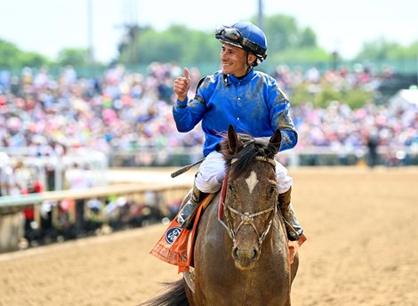 Cody’s Wish with Junior Alvarado wins the Churchill Downs Stakes (G1) at Churchill Downs in Louisville, KY on May 6, 2023.