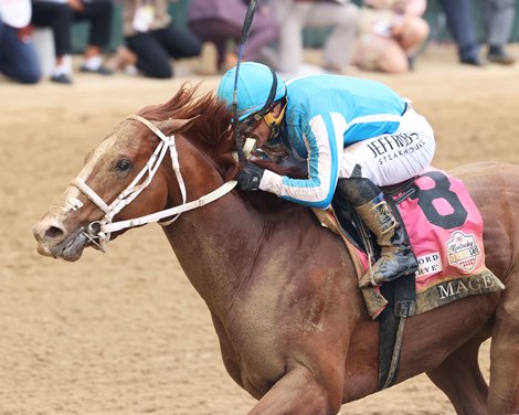 Mage wins the Kentucky Derby on Saturday, May 6, 2023 at Churchill Downs