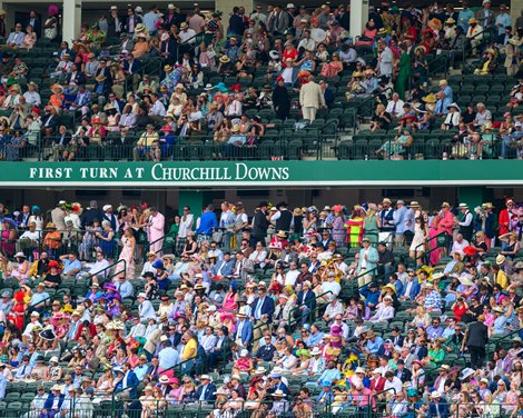 Scenes at Churchill Downs, Louisville, Ky., on May 6, 2023.