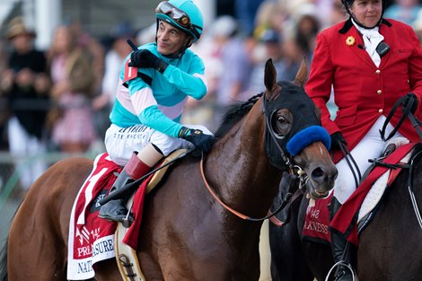 National Treasure and John Velazquez Win the G1 Preakness Stakes, Pimlico Racecourse, Baltimore, MD, May 20, 2023, Javiar Molina
