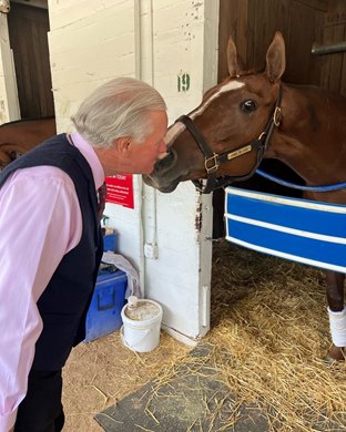 Steve Smith and Danse Macabre at Churchill Downs Steve Smith and Danse Macabre at Churchill Downs