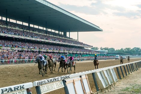 Archangelo and Javier Castellano win the G1 Belmont Stakes at Belmont Park, Elmont, NY, June 10, 2023, Mathea Kelley