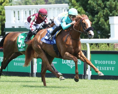 Mission of Joy wins the Regret Stakes on Saturday, June 3, 2023 at Churchill Downs