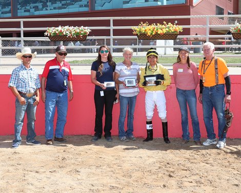 Misty Girl wins the CTBA Oaks on Saturday, July 29, 2023 at Arapahoe