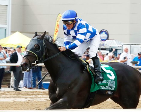 Trademark wins the Michael G. Schaefer Memorial Stakes on Saturday, July 8, 2023 at Horseshoe Indianapolis