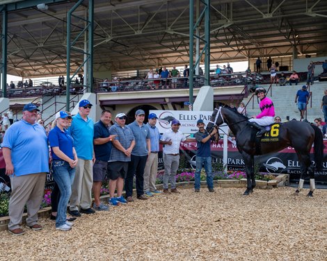 West Will Power with Flavien Prat wins the Stephen Foster (G1) held at Ellis Park on July 1, 2023.