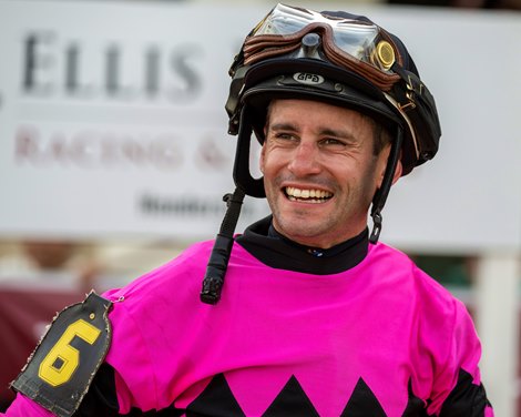 Flavien PratWest Will Power with Flavien Prat wins the Stephen Foster (G1) held at Ellis Park on July 1, 2023.