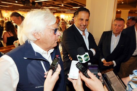 Bob Baffert, Amr Zedan, 2023 Fasig-Tipton Saratoga Selected Yearling Sale
