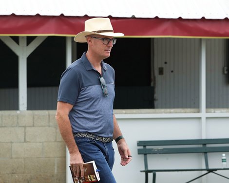 Tom Ryan at the Keeneland September Yearling sale on September 10, 2023. Tom Ryan at the Keeneland September Yearling sale on September 10, 2023.