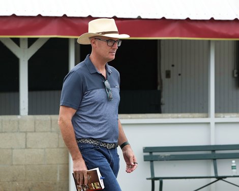 Tom Ryan at the Keeneland September Yearling sale on September 10, 2023.