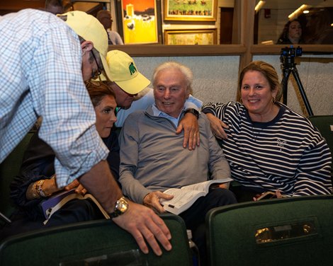Hip 614 colt by Gun Runner out of Margate Gardens at Runnymede<br><br />
Keeneland sales scenes on Sept. 13, 2023.