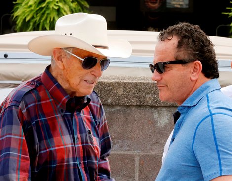 D Wayne Lukas, John Sikura, 2023 Keeneland September Yearling Sale D Wayne Lukas, John Sikura, 2023 Keeneland September Yearling Sale