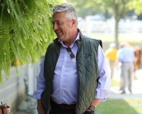Tony Lacy at the Keeneland September Yearling sale on September 10, 2023.