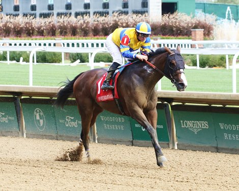 Yuugiri wins the Open Mind Stakes on Saturday, September 16, 2023 at Churchill Downs