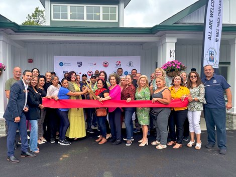 Ribbon cutting for Race Track Chaplaincy of New York