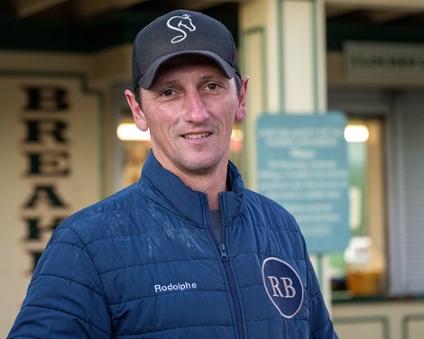 Rodolphe Brisset<br>
Training at Santa Anita Park as horses prepare for the Breeders’ Cup on Oct. 30, 2023.