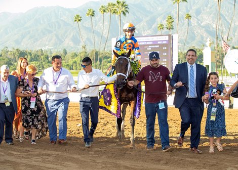 Fierceness wins the 2023 Breeders&#39; Cup Juvenile at Santa Anita Park