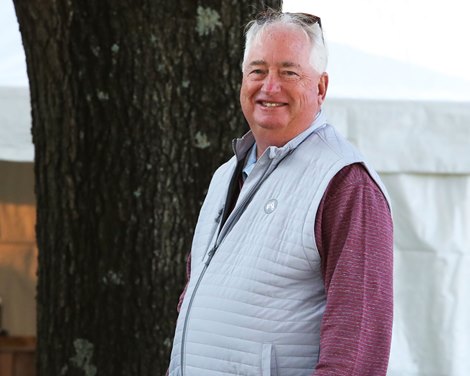 Boyd Browning at the ELiTE consignment at the Fasig-Tipton November Sale on November 6, 2023.
