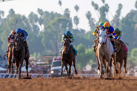 White Abarrio and Irad Ortiz Jr. win the Breeders’ Cup Classic 11.4.23 at Santa Anita Park, Arcadia, CA Mathea Kelley