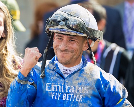 Cody&#39;s Wish with Junior Alvarado wins the Dirt Mile (G1) at Santa Anita in Arcadia, CA on November 4, 2023.