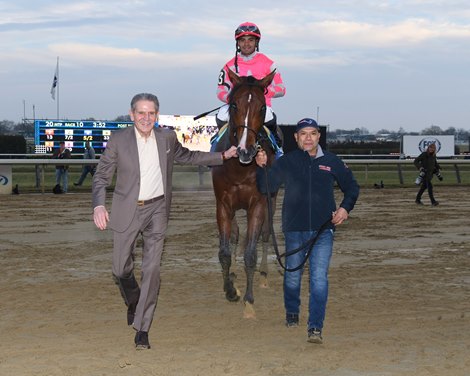 Dornoch wins the 2023 Remsen Stakes at Aqueduct