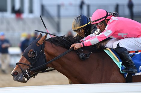 Dornoch wins the 2023 Remsen Stakes at Aqueduct