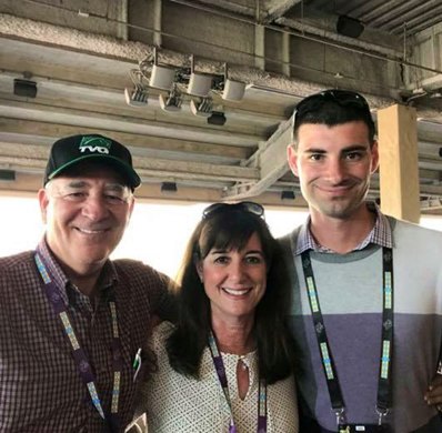 Matt Dinerman with his parents