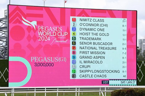 Pegasus World Cup - Draw - GP - 012124 Pegasus World Cup - Draw - GP - 012124