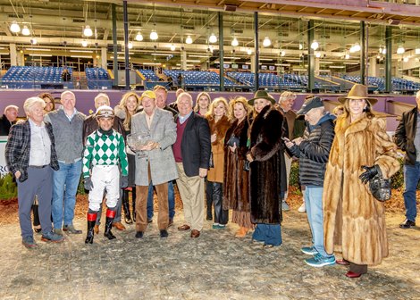 1/20/2024 - Track Phantom with Joel Rosario aboard wins the 80th running of the $200,000 Grade III Lecomte Stakes at Fair Grounds