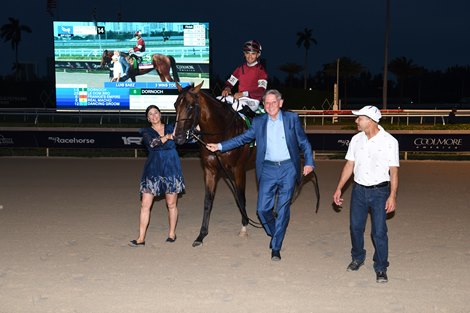Dornoch wins the 2024 Fountain of Youth Stakes at Gulfstream Park