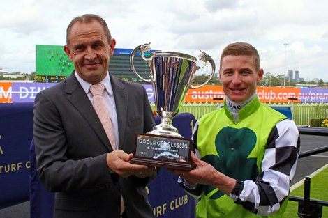 Zougotcha wins the 2024 Coolmore Classic at Rosehill Gardens Racecourse<br>
ridden by James McDonald and trained by Chris Waller Zougotcha wins the 2024 Coolmore Classic at Rosehill Gardens Racecourse<br>
ridden by James McDonald and trained by Chris Waller