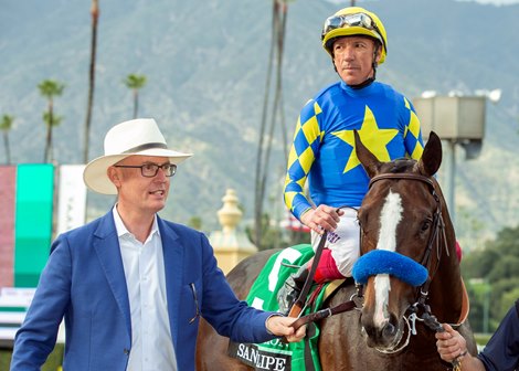 Imagination wins the San Felipe Stakes on Sunday, March 3, 2024 at Santa Anita Park