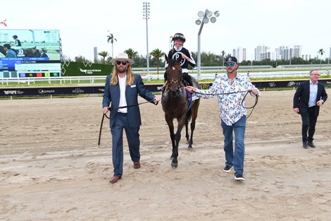 R Calli Kim wins the 2024 The Very One Stakes at Gulfstream Park