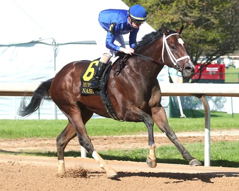 Nash wins the 2024 Hot Springs Stakes at Oaklawn Park