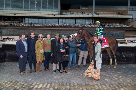 Resilience wins the 2024 Wood Memorial Stakes at Aqueduct